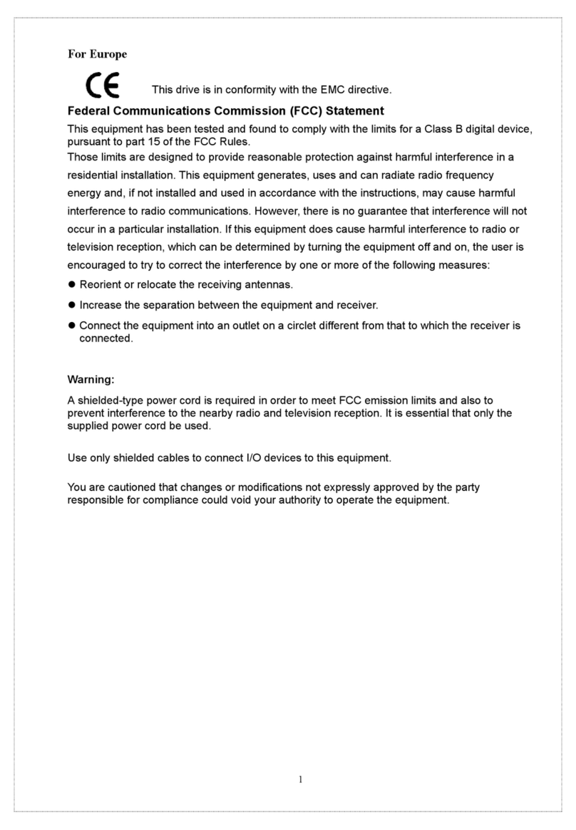 Condre HDD RAID User manual