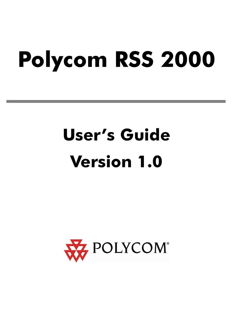 Polycom RSS 2000 User manual