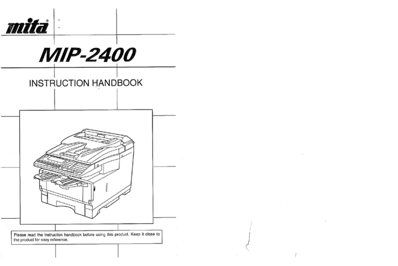 Mita MIP-2400 Instruction handbook