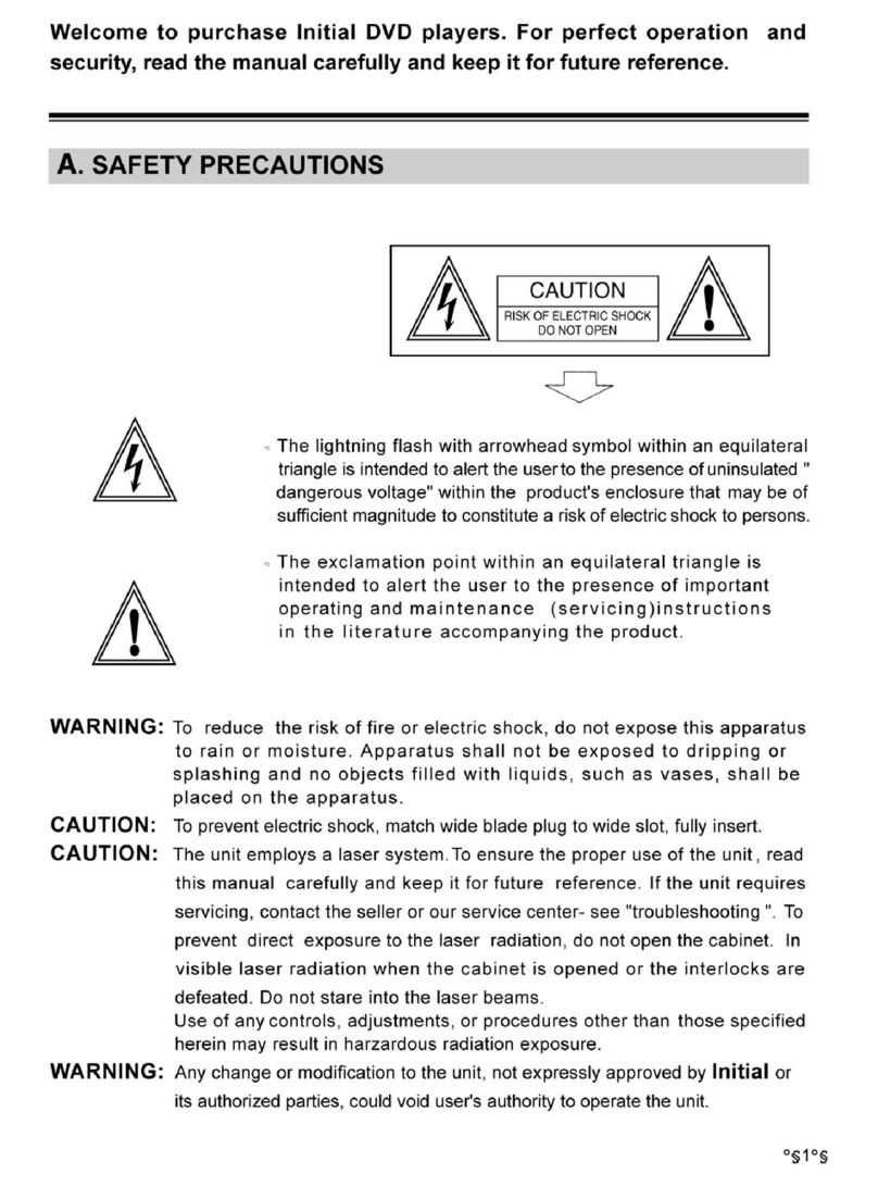 Initial CDS-160 User manual