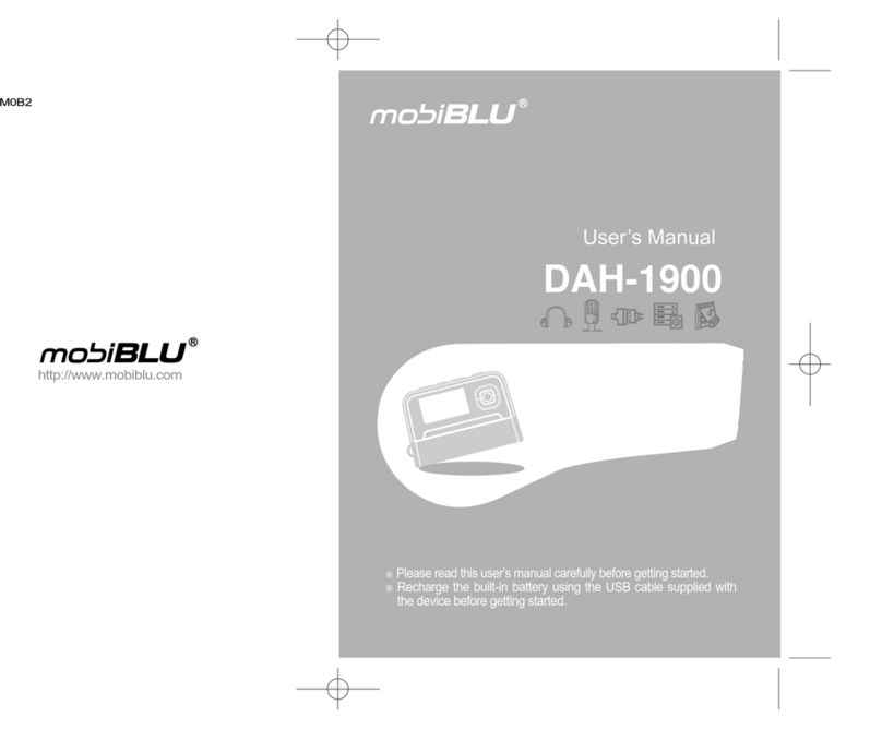 MobiBlu B153 User manual MobiBlu B153 User manual