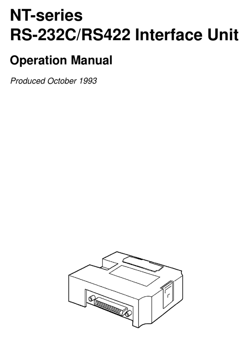 Omron NT User manual