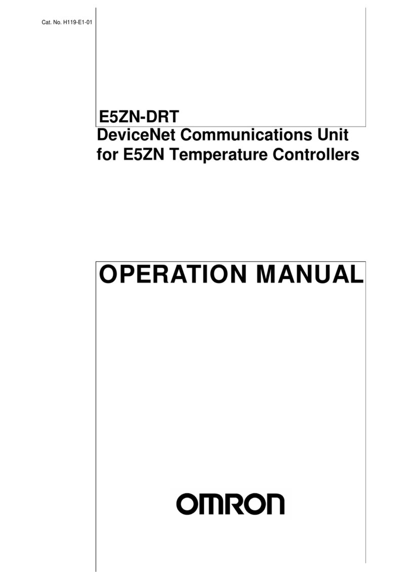 Omron E5ZN-DRT User manual