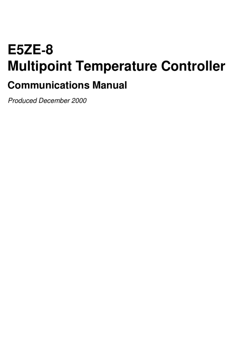 Omron E5ZE-8 Use and care manual