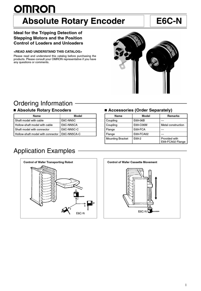 Omron E6C-N - User manual