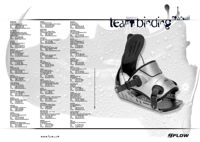Flow Team Binding User manual Flow Team Binding User manual