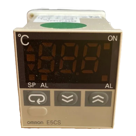 Omron E5CS-X - User manual