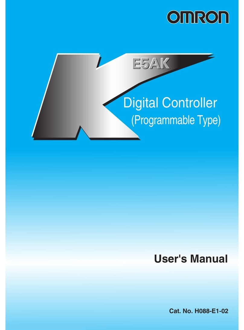 Omron E5AK User manual