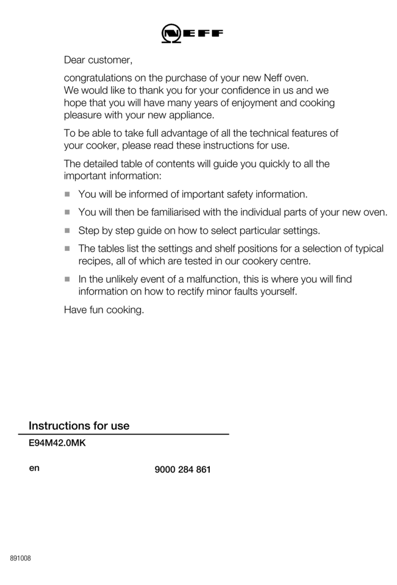 NEFF E94M42B0MK User manual