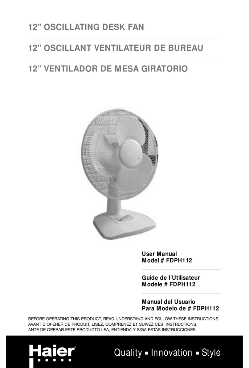 Haier FDPH112 User manual Haier FDPH112 User manual