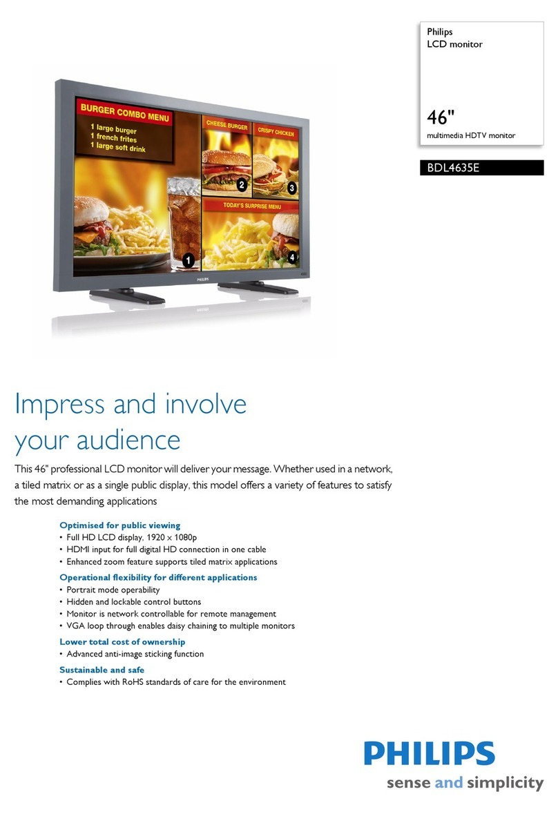 Philips BDL4635E User manual