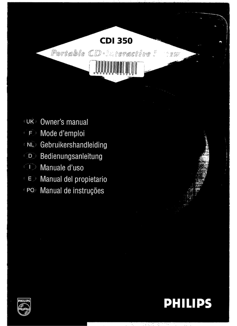 Philips CDI350 User manual