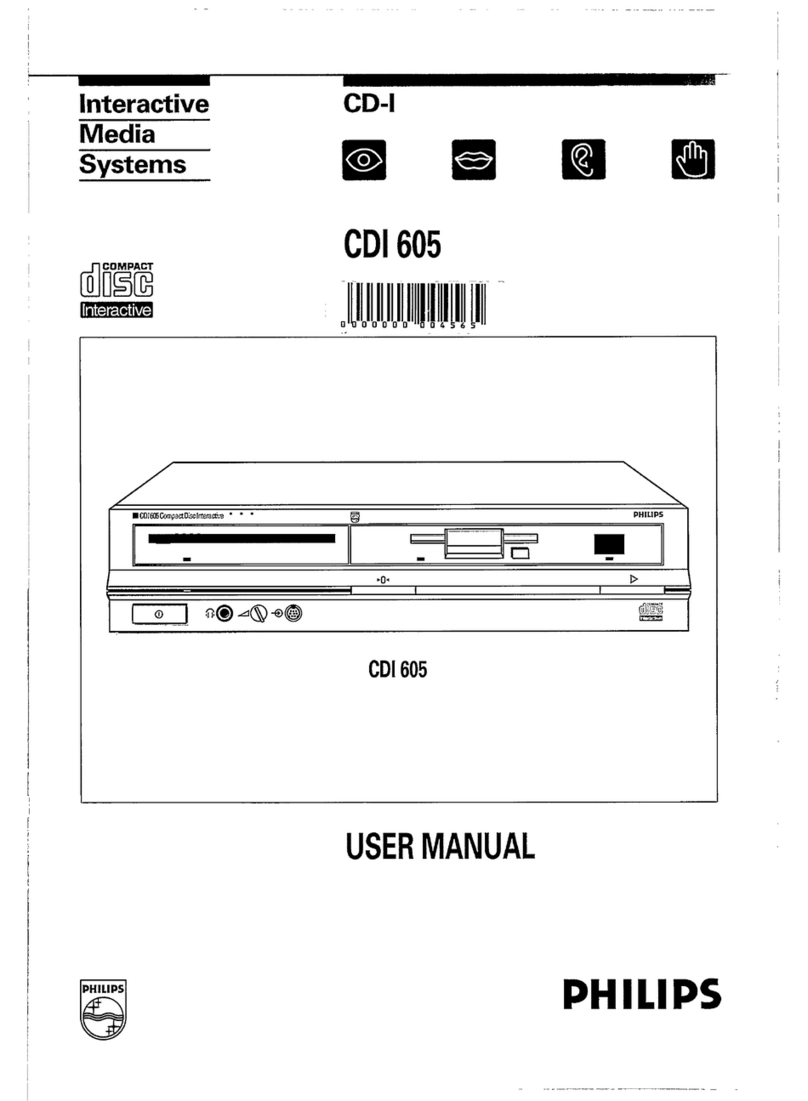 Philips CDI 605 User manual