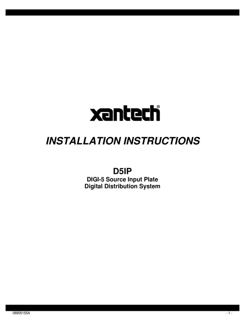 Xantech D5IP User manual