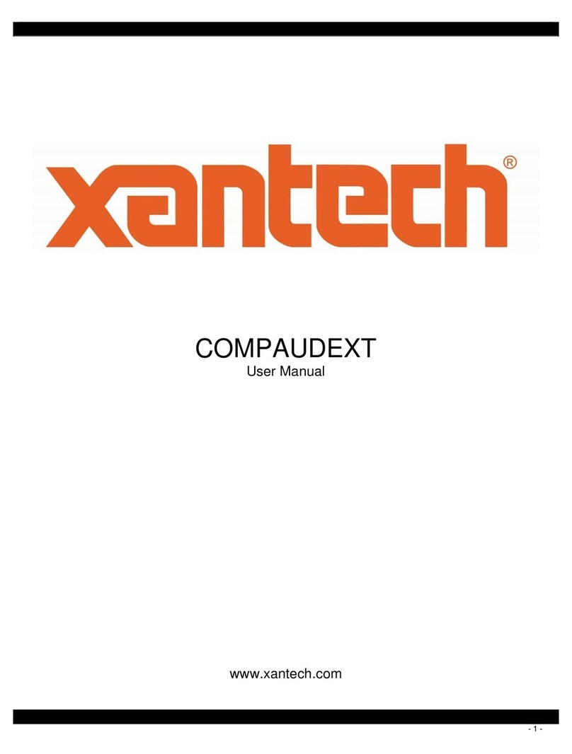 Xantech COMPAUDEXT User manual