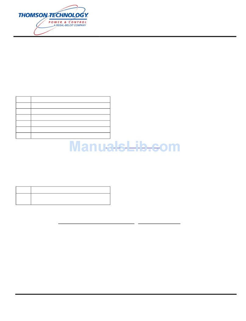 THOMSON MPC-STD - QUICK User manual