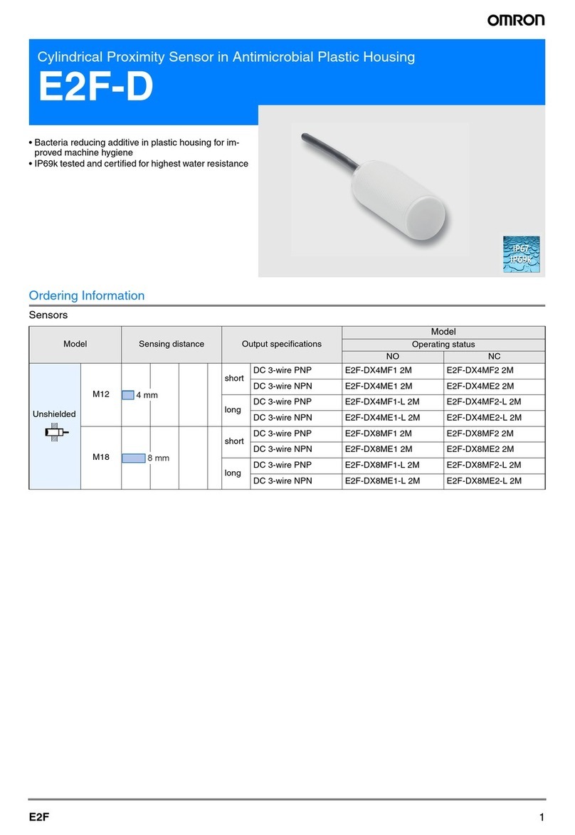 Omron E2F-D User manual