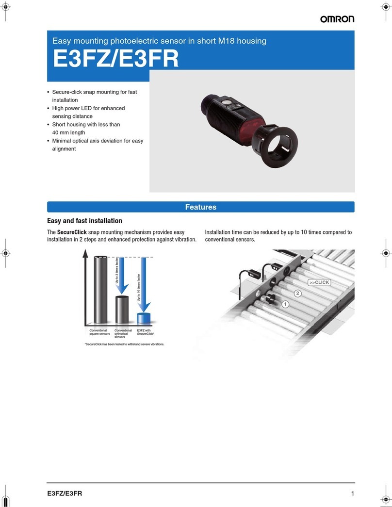 Omron E3FR - User manual