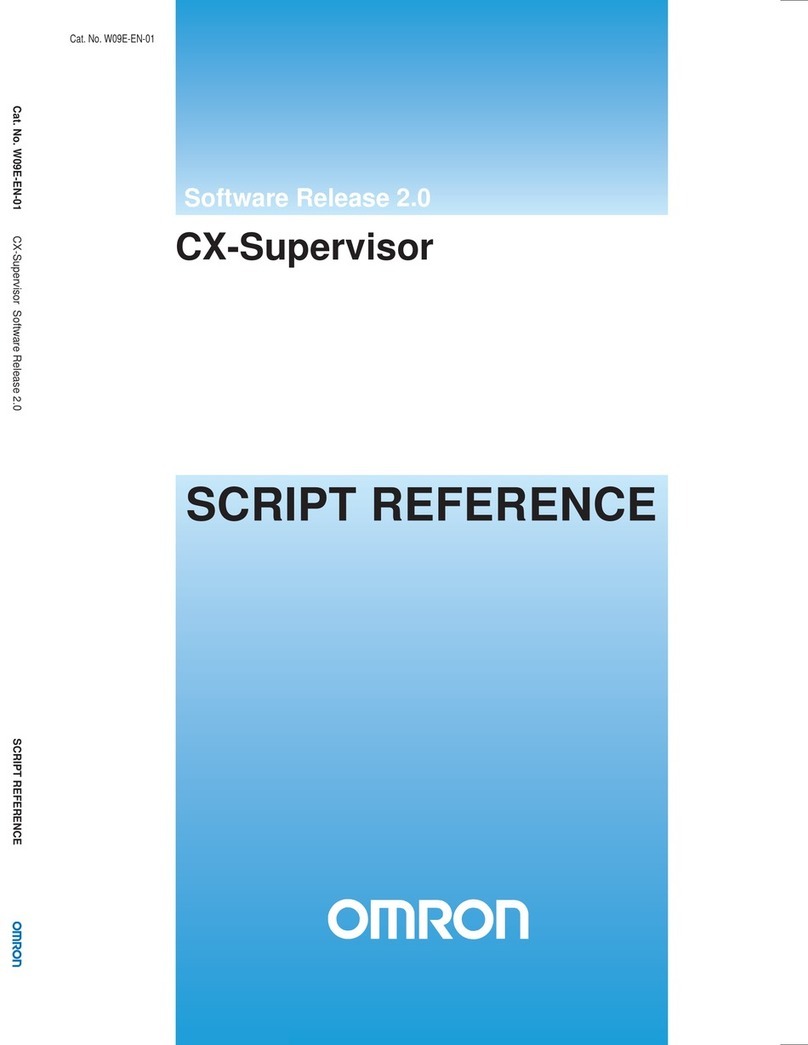 Omron CX-SUPERVISOR - SCRIPT REFERENCE REV2.0 User manual