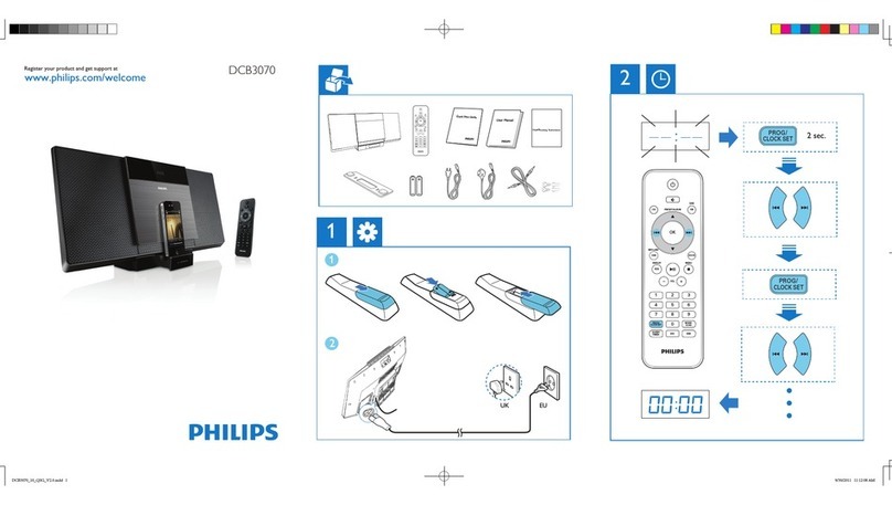 Philips DCB3070 - User manual