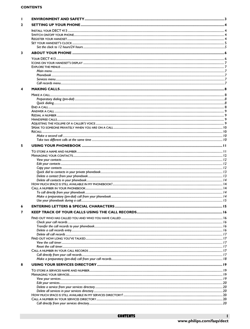 Philips DECT4131S User manual