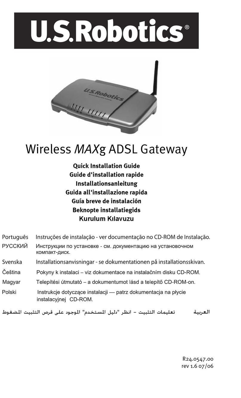 US Robotics USR9108 - U.S. Robotics Wireless MAXg User manual