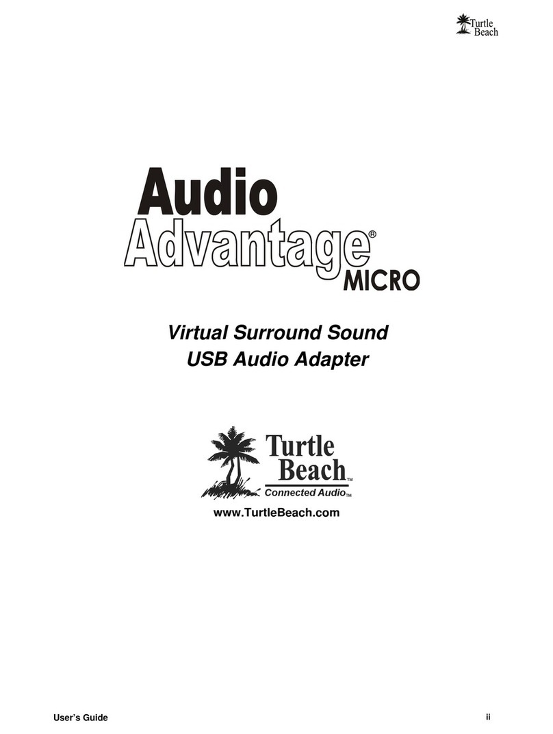Turtle Beach Micro User manual Turtle Beach Micro User manual