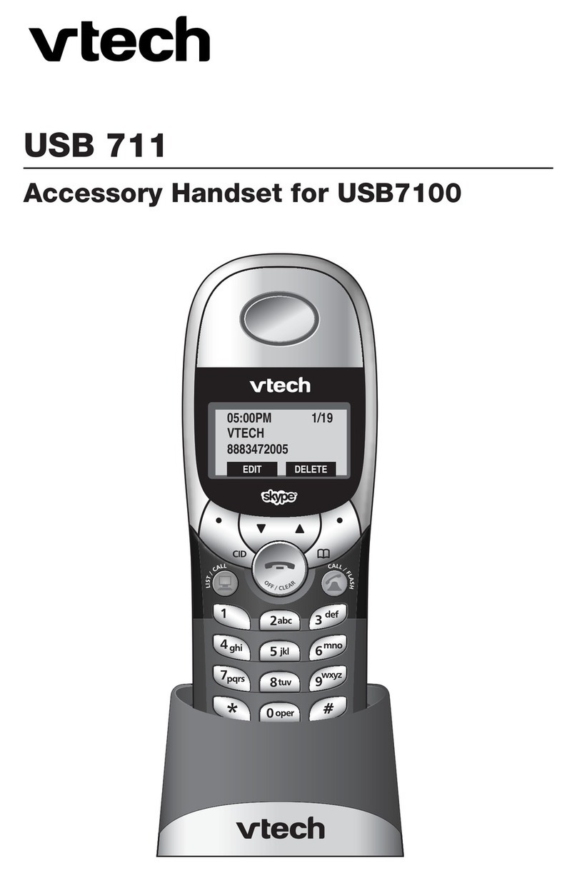 V-tech USB 711 User manual