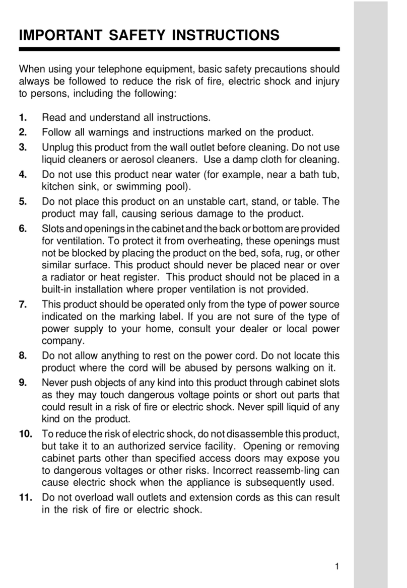 V-tech t2416 User manual