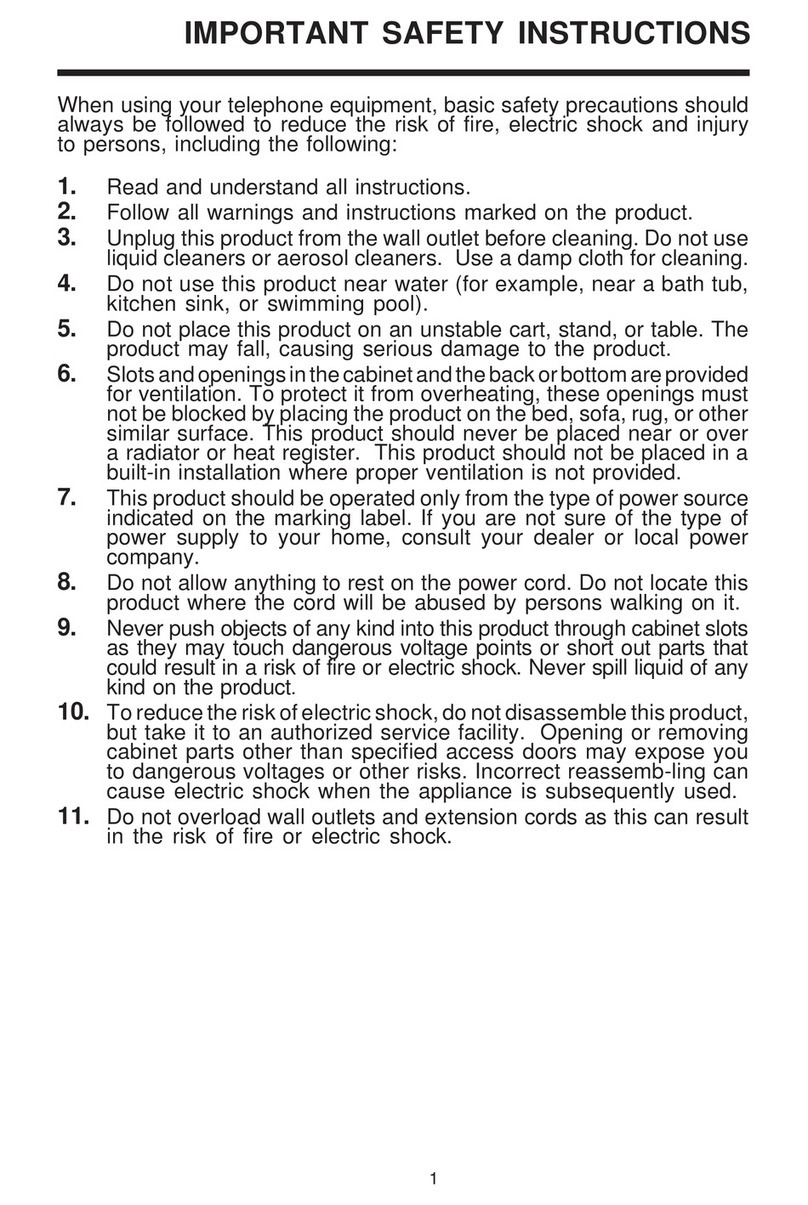 V-tech TeleZapper VT 2568 User manual