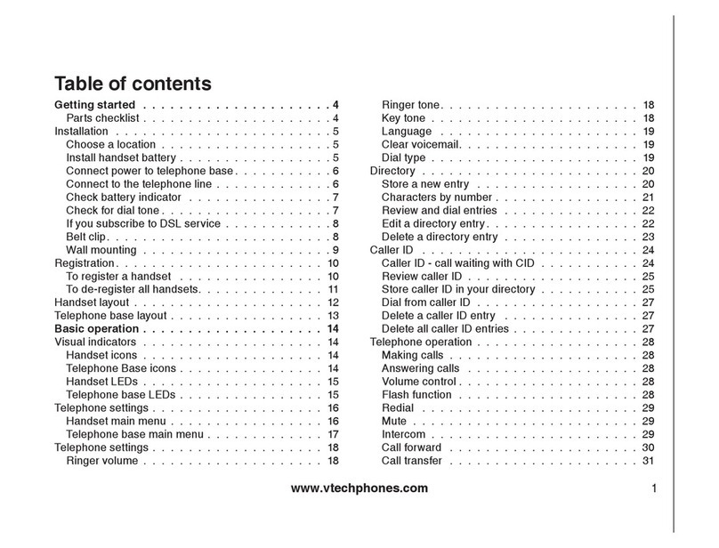 V-tech mi6879 User manual