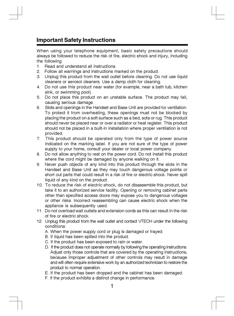 V-tech ip5856 User manual