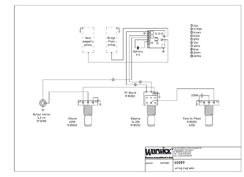 Warwick Triumph User manual