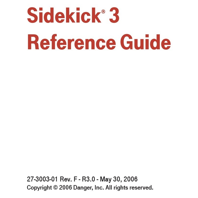 UTStarcom SideKick 3 User manual UTStarcom SideKick 3 User manual