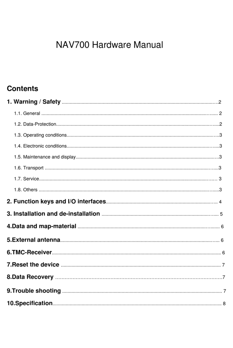V7 NAV700 User manual
