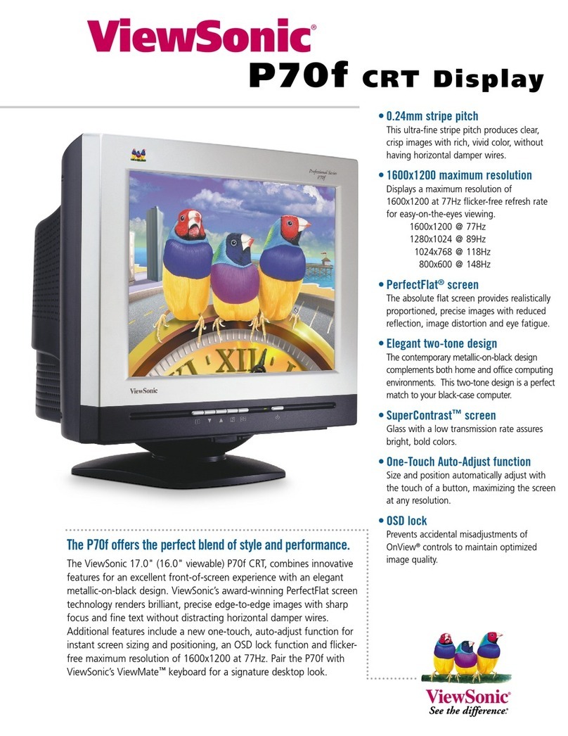 ViewSonic P70f User manual
