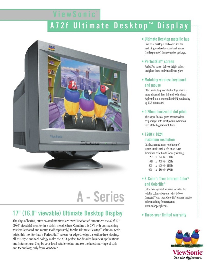 ViewSonic A72f User manual