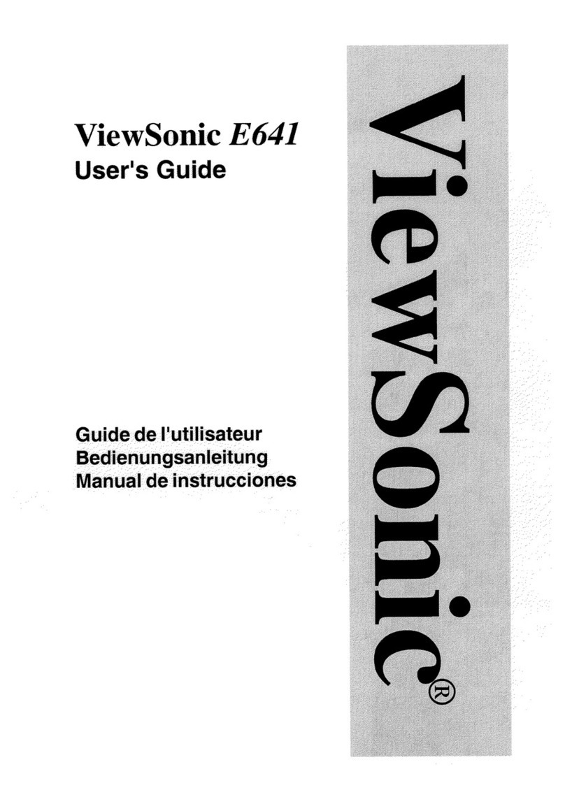 ViewSonic E641 User manual