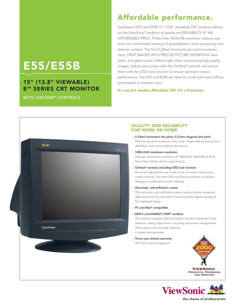 ViewSonic E55 User manual