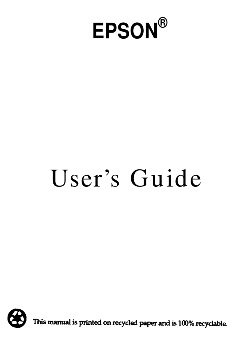 Epson Progression 4 User manual