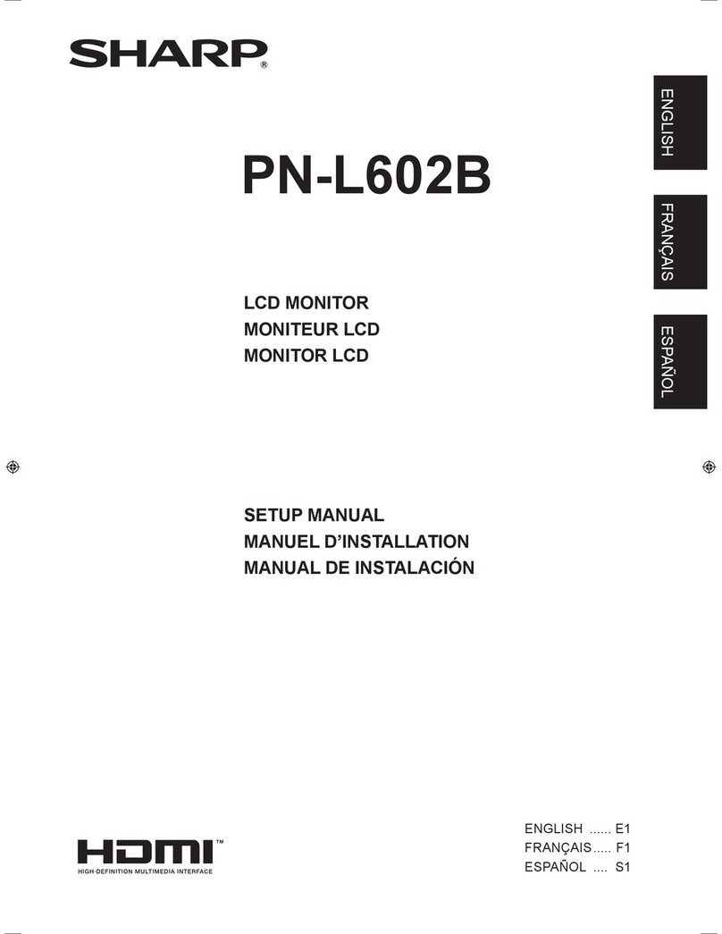 Sharp PN-L602B User guide