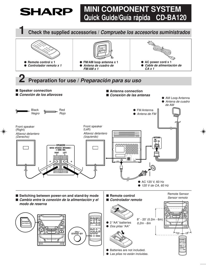 Sharp CD-BA120 User manual