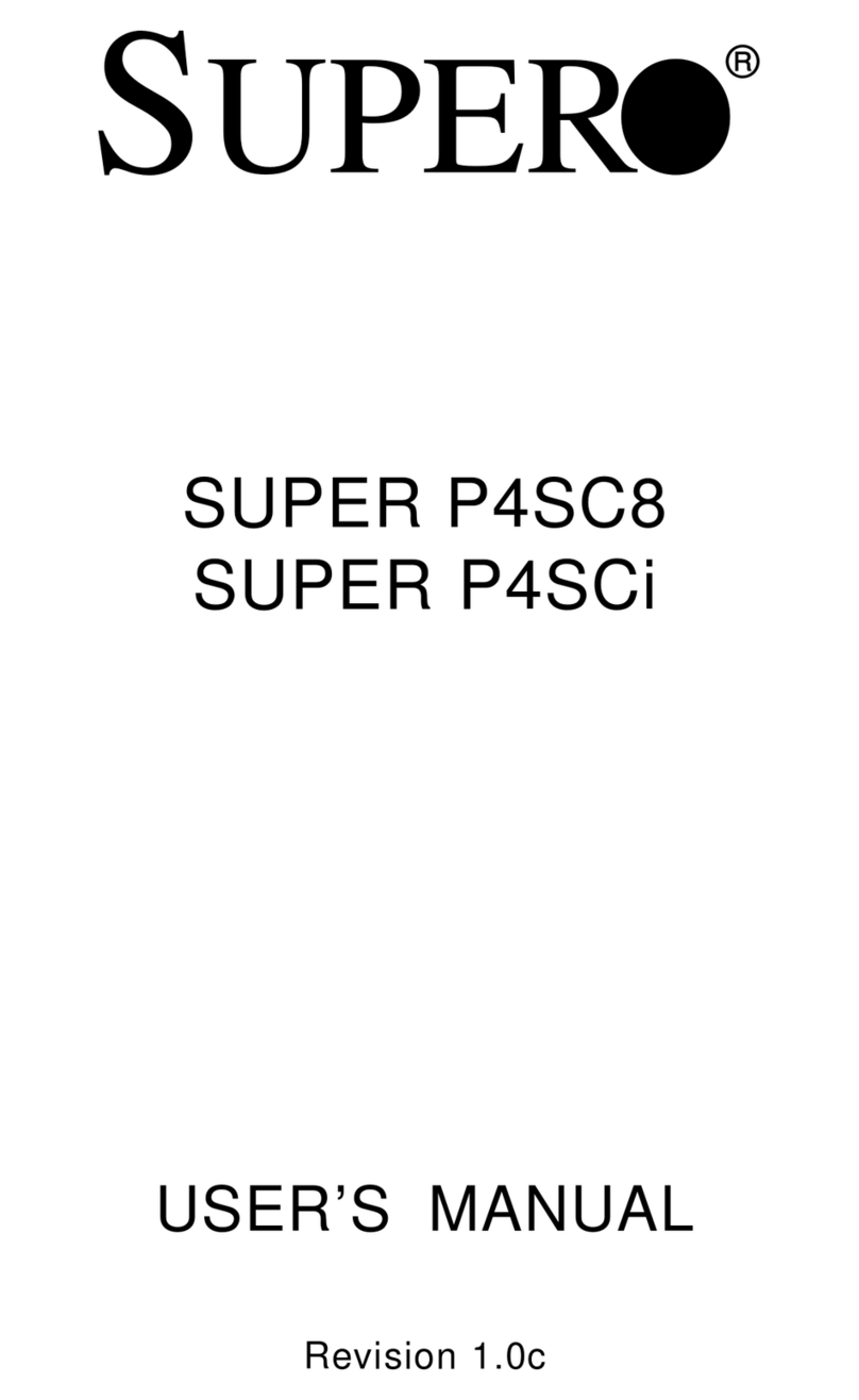 Supermicro P4SCi User manual