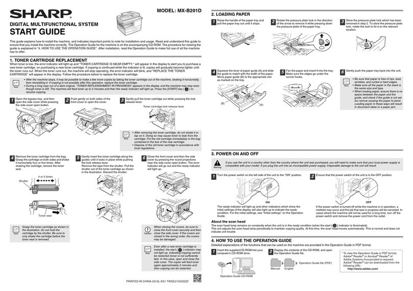 Sharp MX-B201D Guide