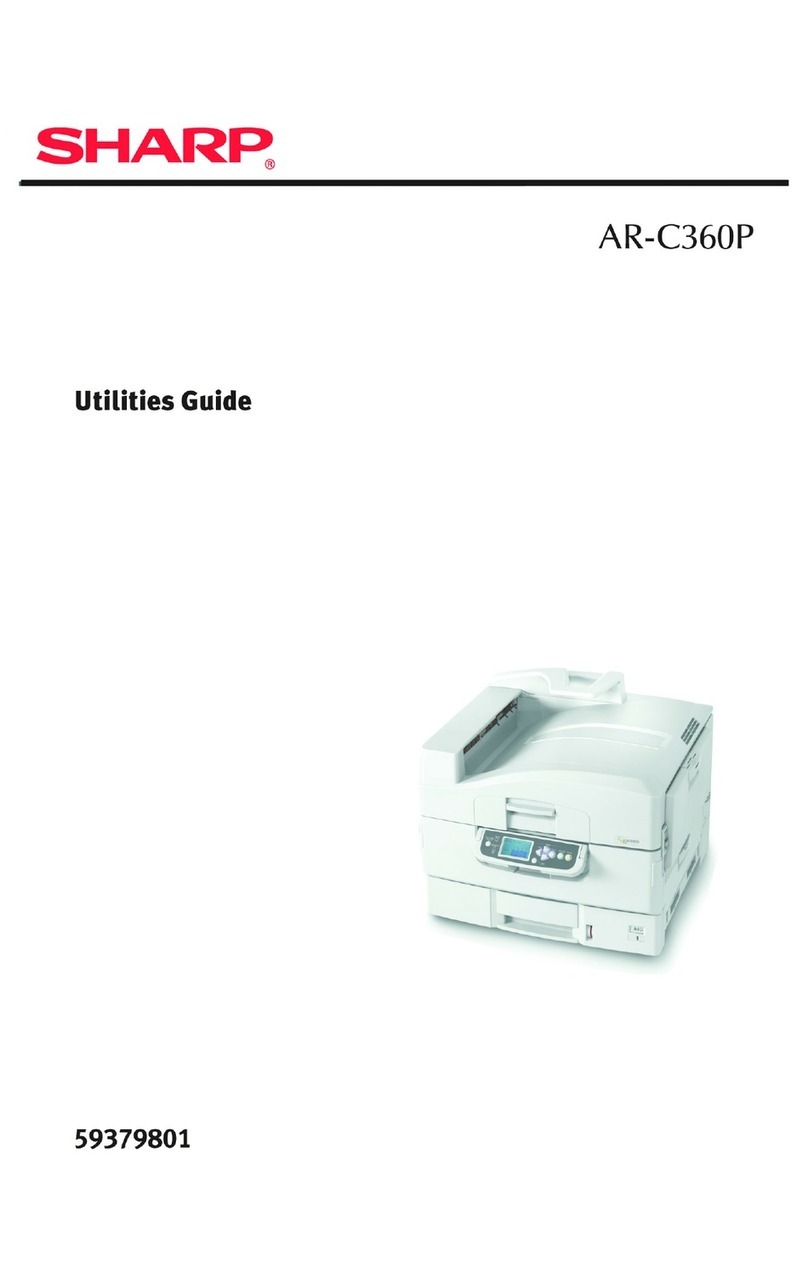 Sharp AR-C360P User manual