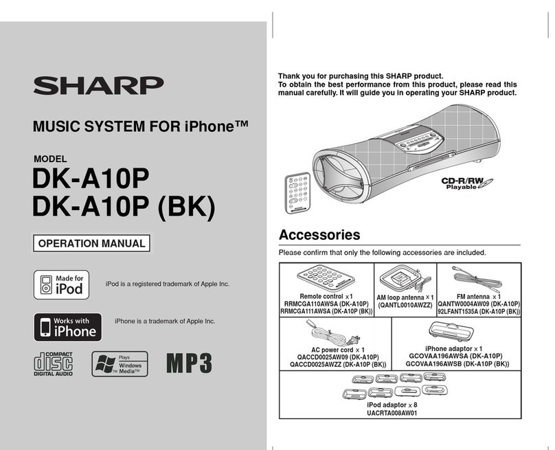 Sharp DK-A10P User manual