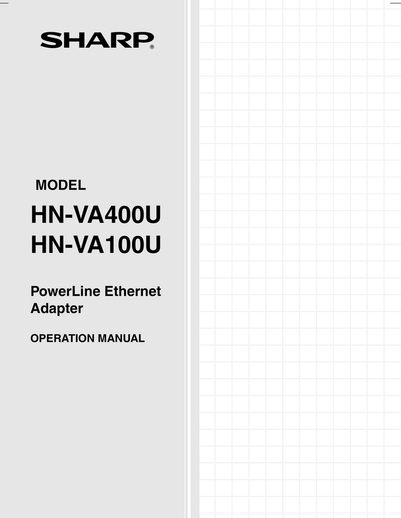 Sharp HNVA100U Operation User manual