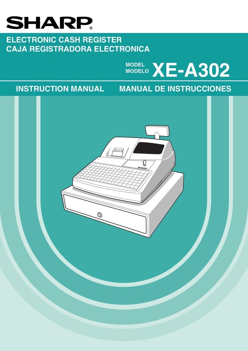 Sharp XE-A302 User manual