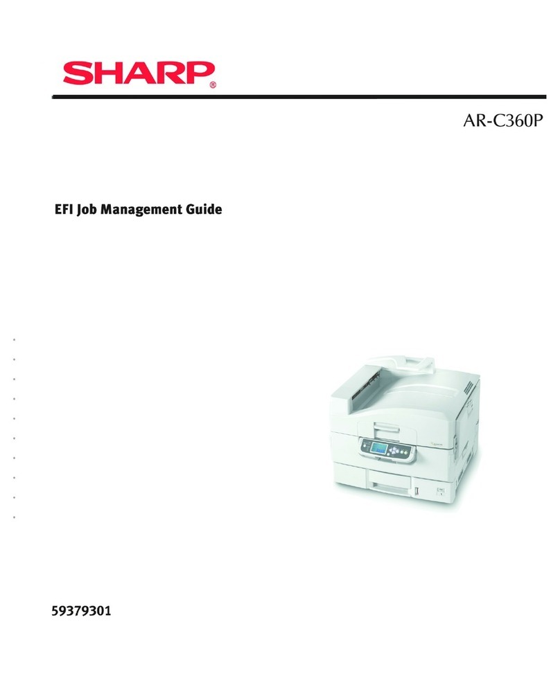 Sharp AR-C360P Programming manual