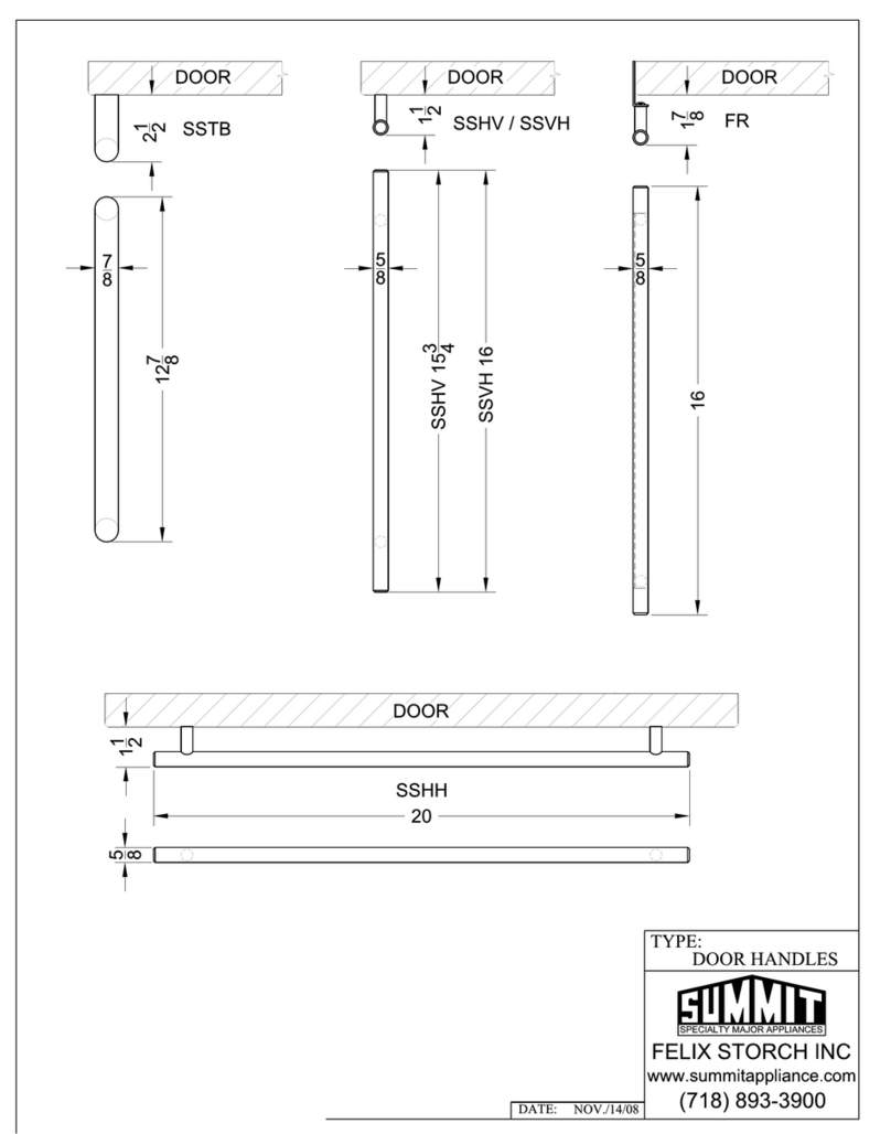 Summit SCFF55 SERIES User guide